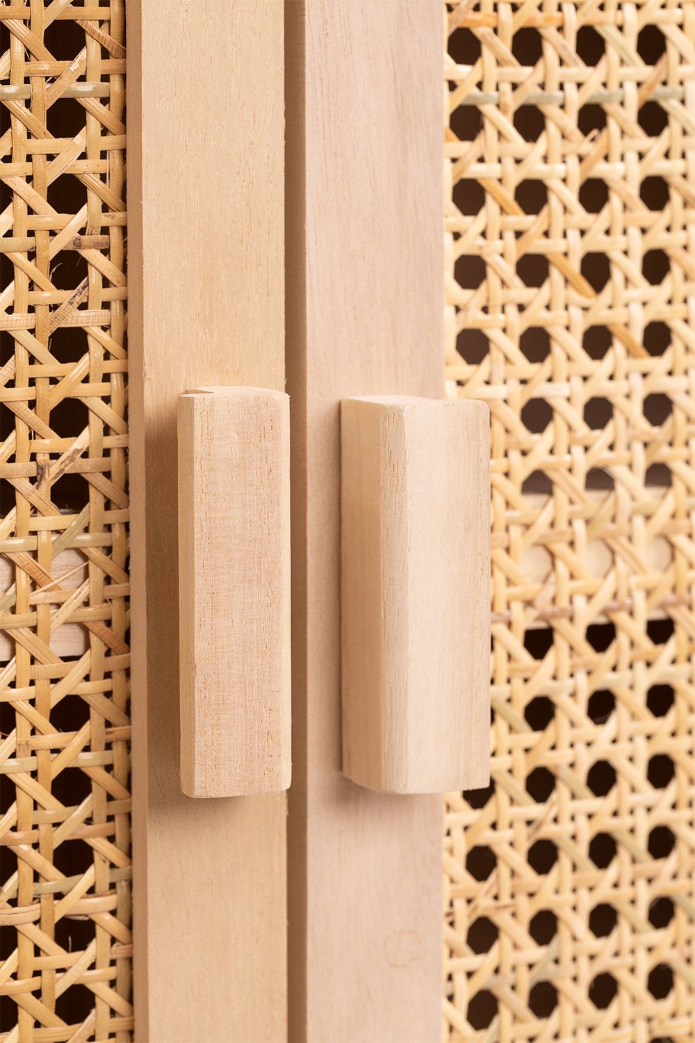 Comò in legno a 2 ripiani Ralik