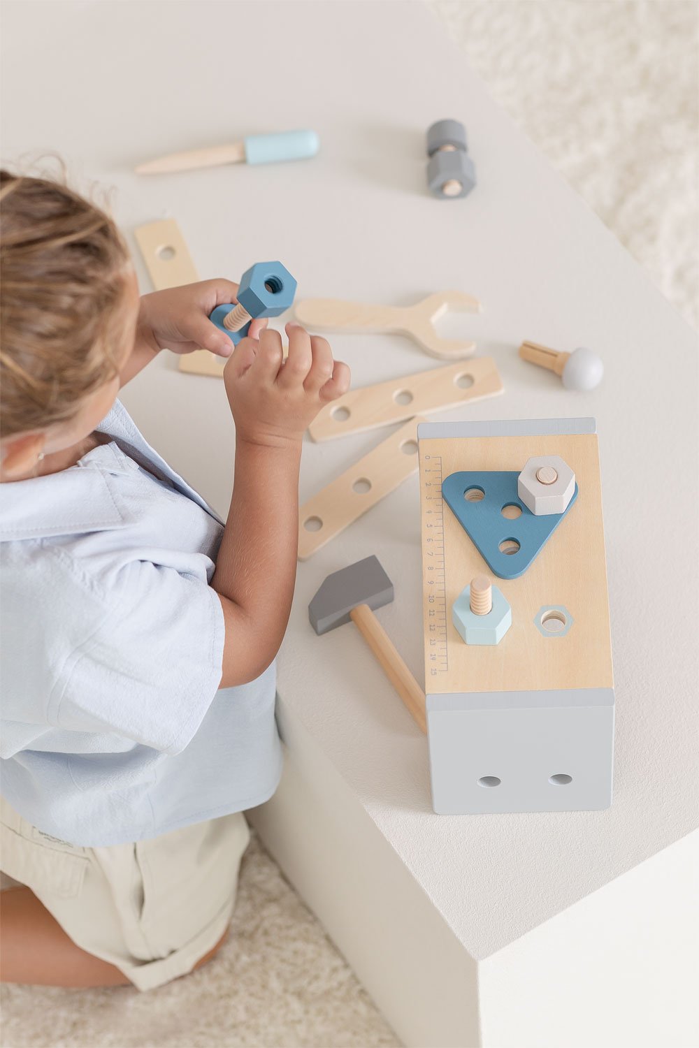 Cassetta degli attrezzi in legno Donnie Kids