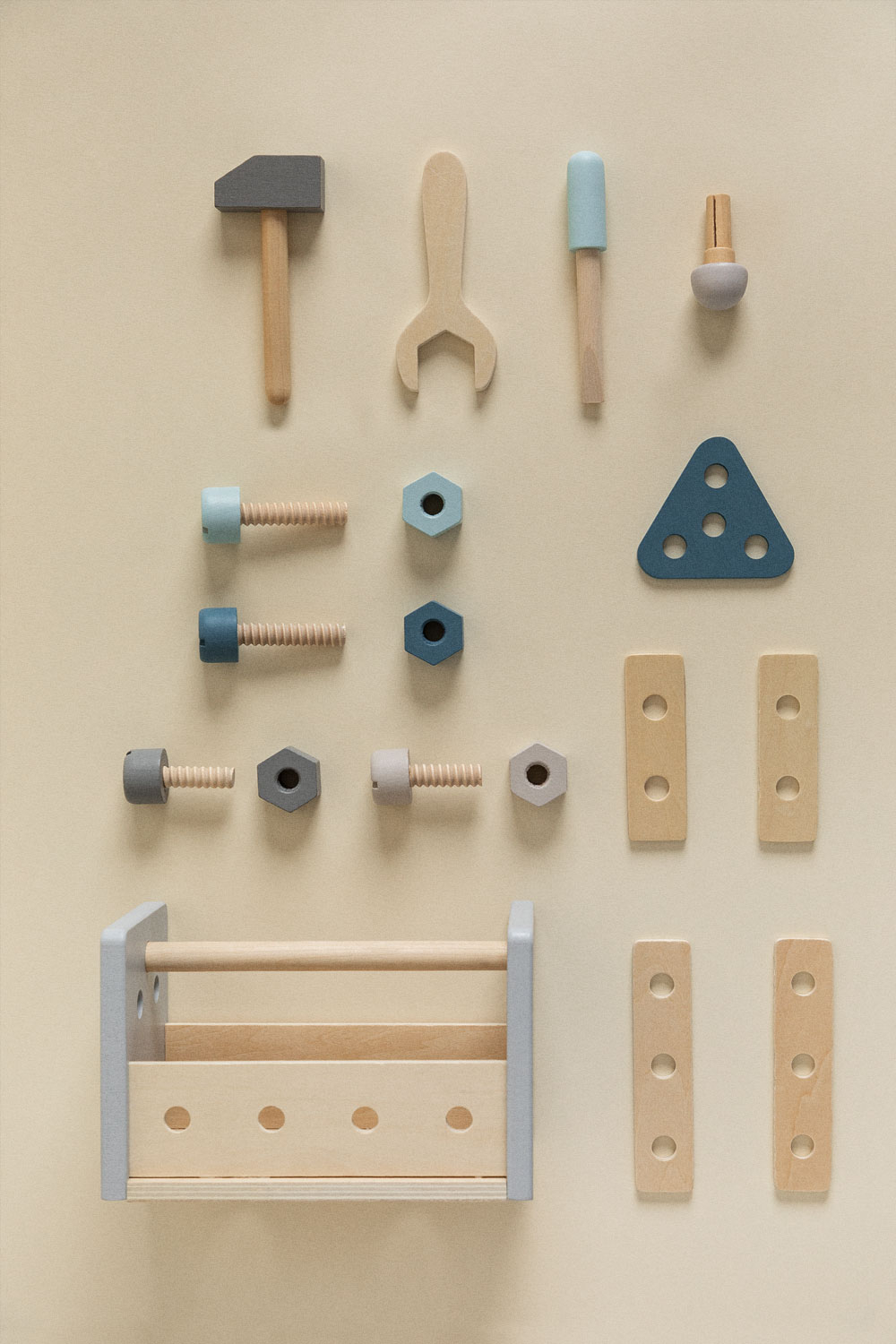 Cassetta degli attrezzi in legno Donnie Kids