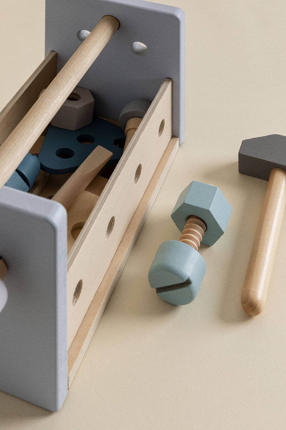 Cassetta degli attrezzi in legno Donnie Kids