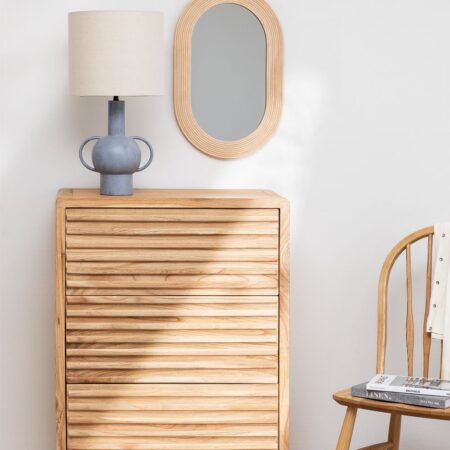 Cassettiera in legno Deleyna