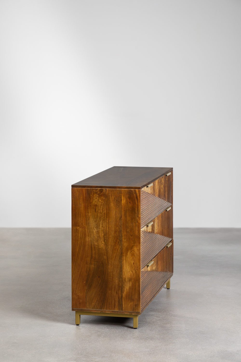 Cassettiera in legno di mango Baty