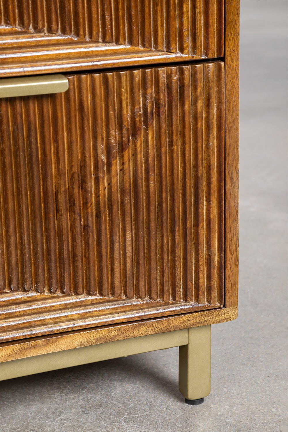 Cassettiera in legno di mango Baty