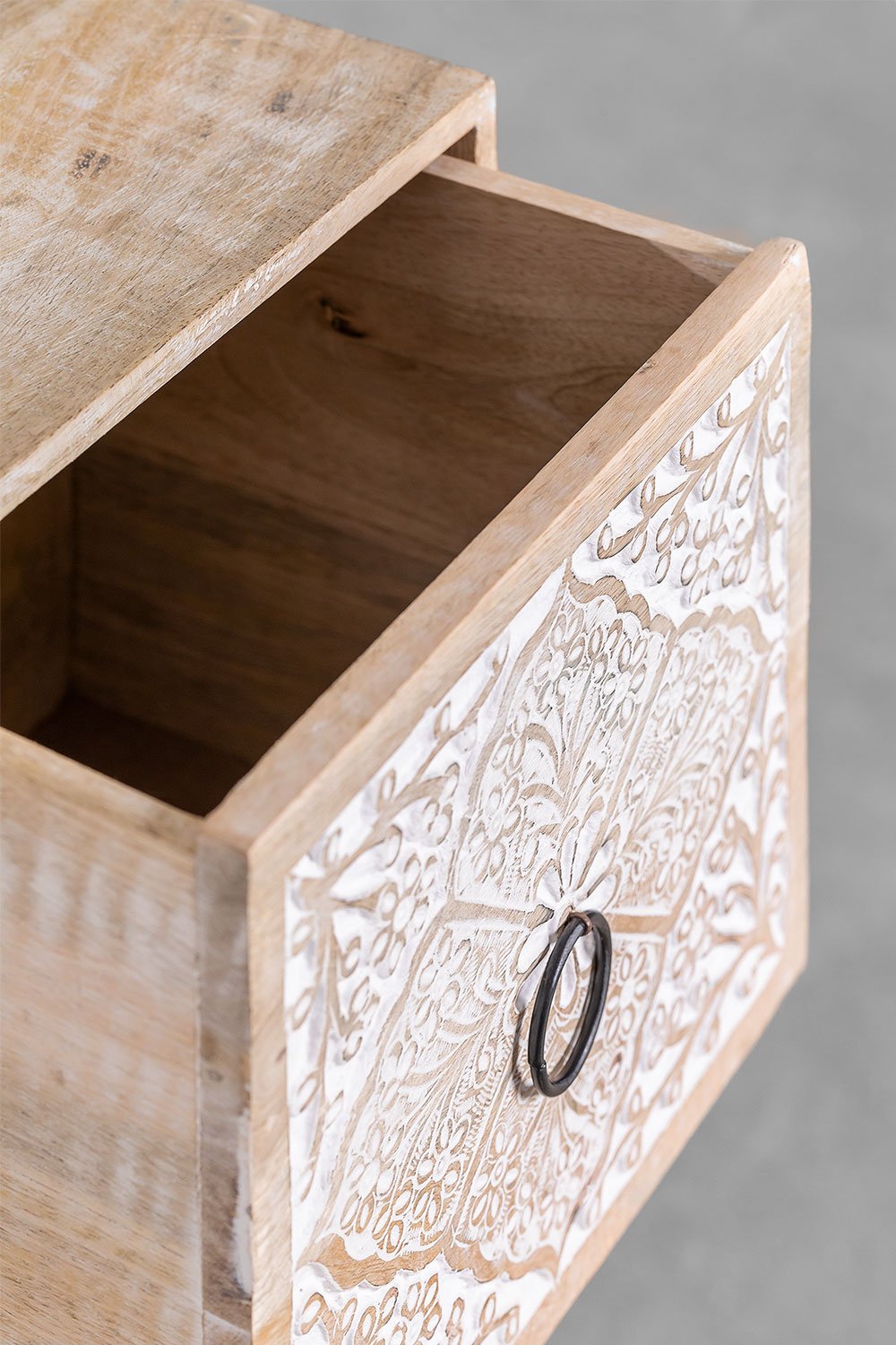 Cassettiera Baydan in legno di mango