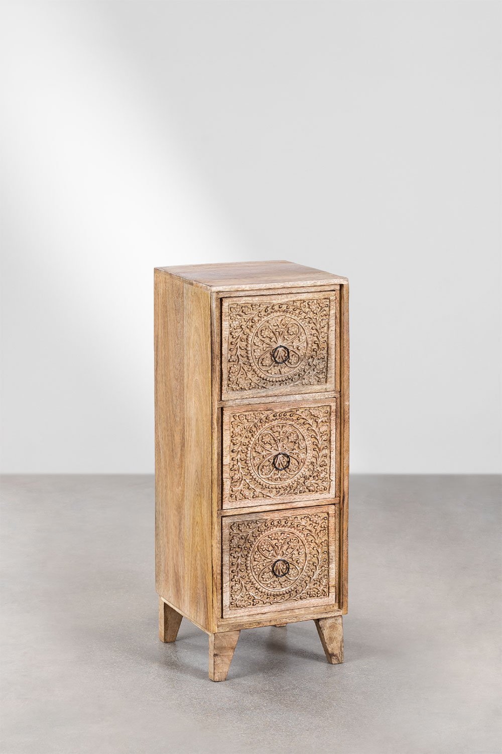 Cassettiera in legno di mango Utara