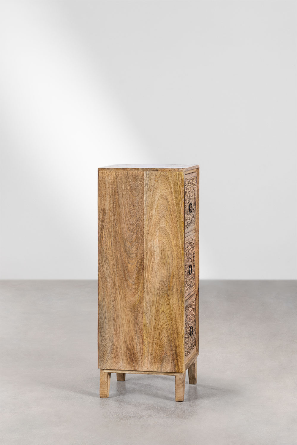 Cassettiera in legno di mango Utara