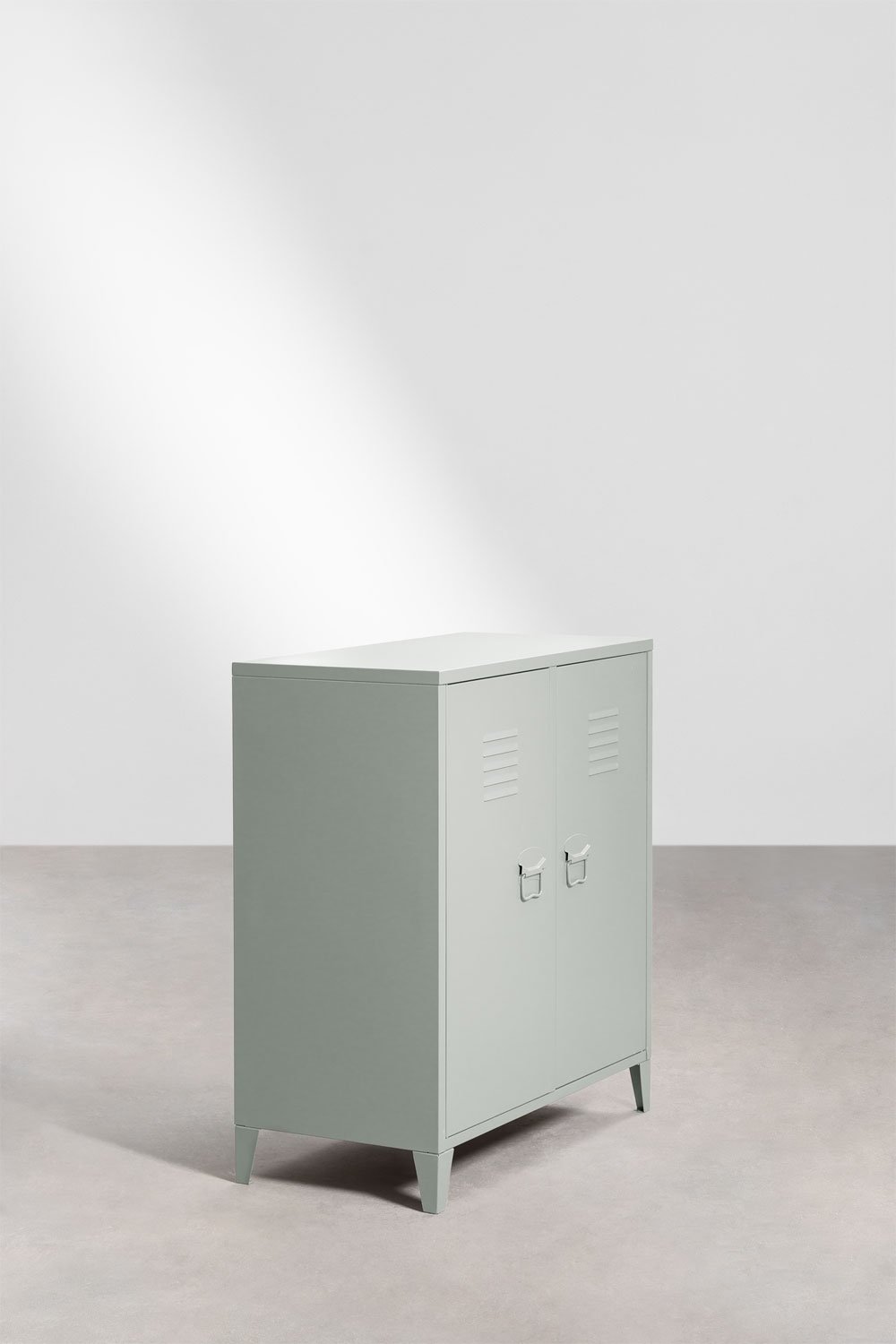 Credenza armadietto a 2 ante Pohpli in acciaio