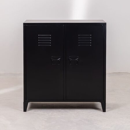 Credenza armadietto a 2 ante Pohpli in acciaio