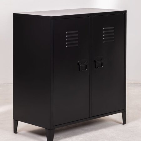 Credenza armadietto a 2 ante Pohpli in acciaio
