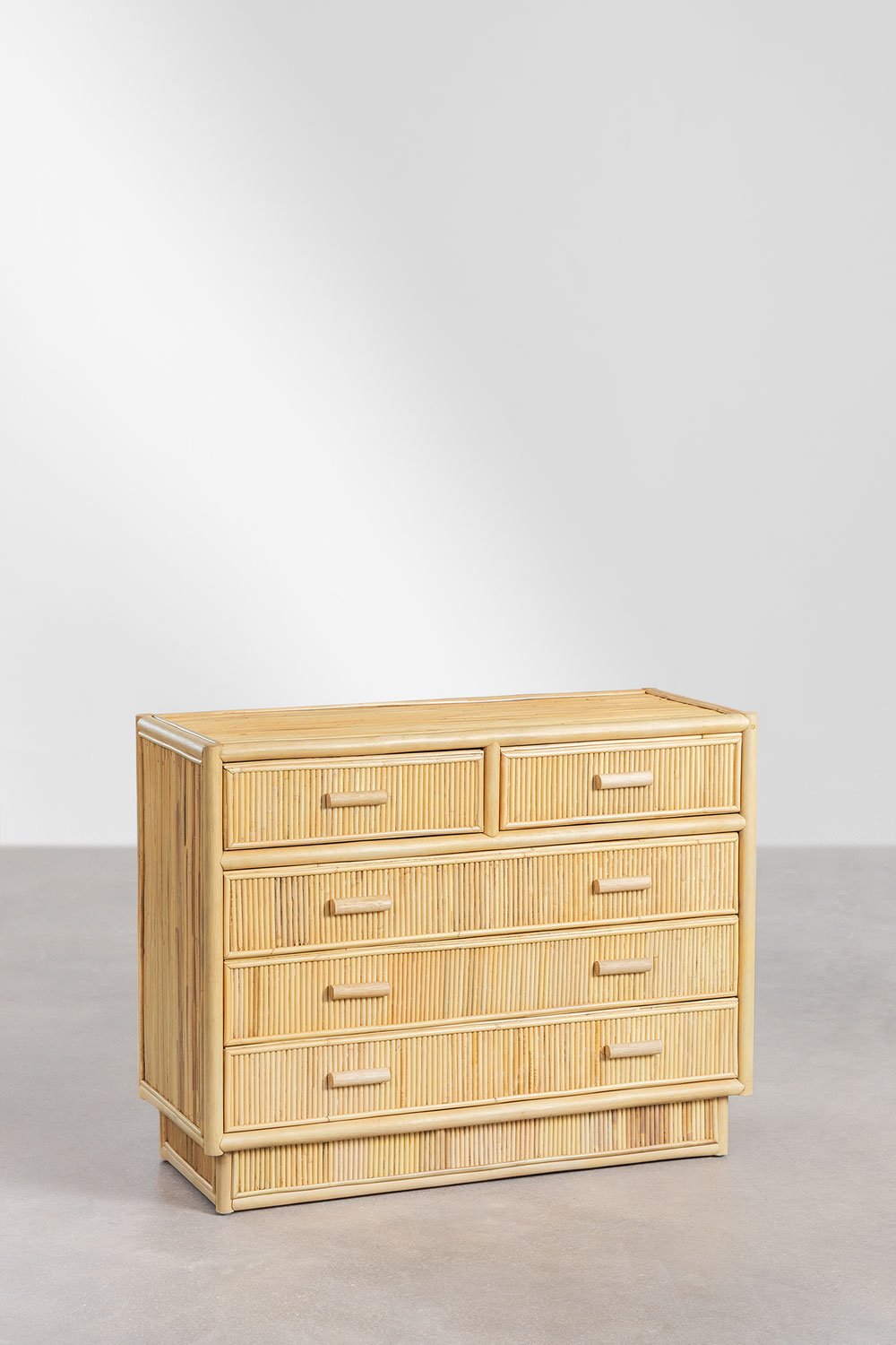Cassettiera in Rattan Leiremy