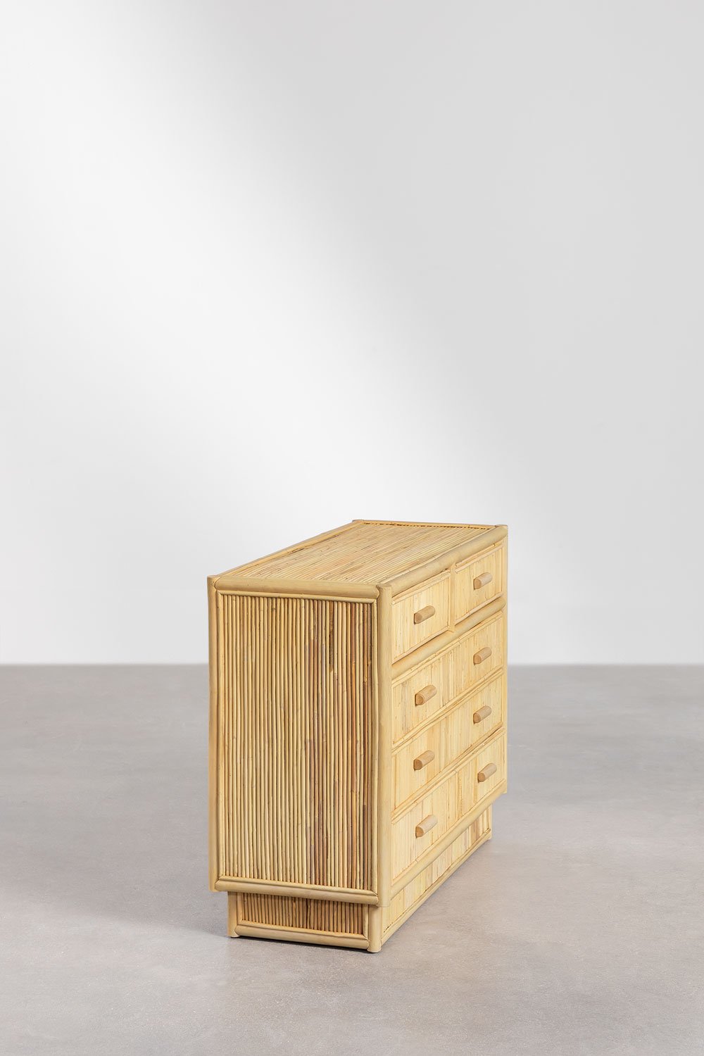 Cassettiera in Rattan Leiremy