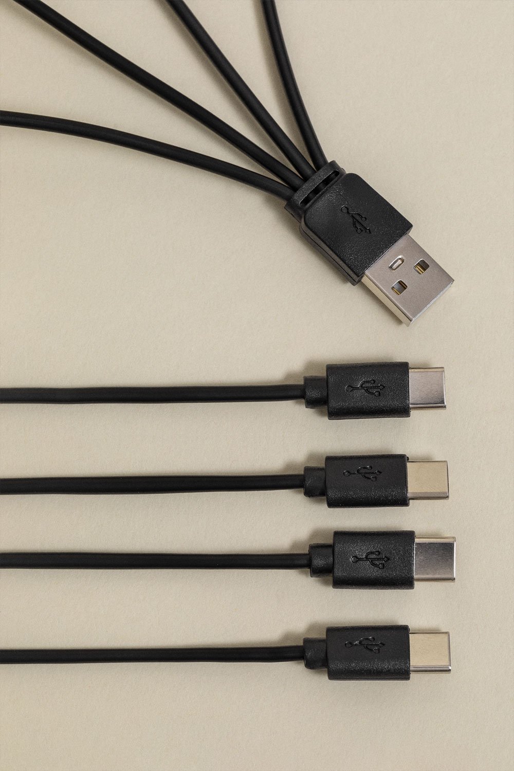 Cavo USB Multi Carga 4 en 1 Tipo C 1m Nurbek