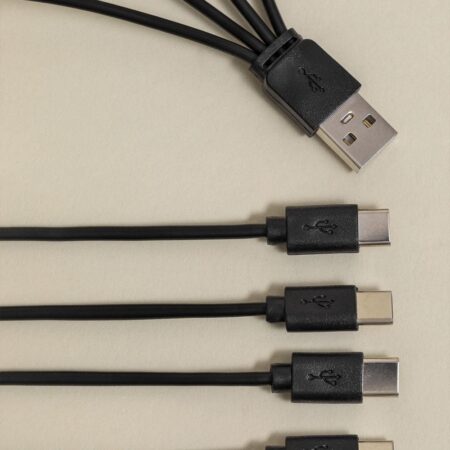Cavo USB Multi Carga 4 en 1 Tipo C 1m Nurbek
