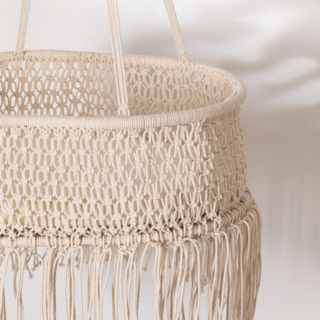 Cesto pensile in Macramé Gerik