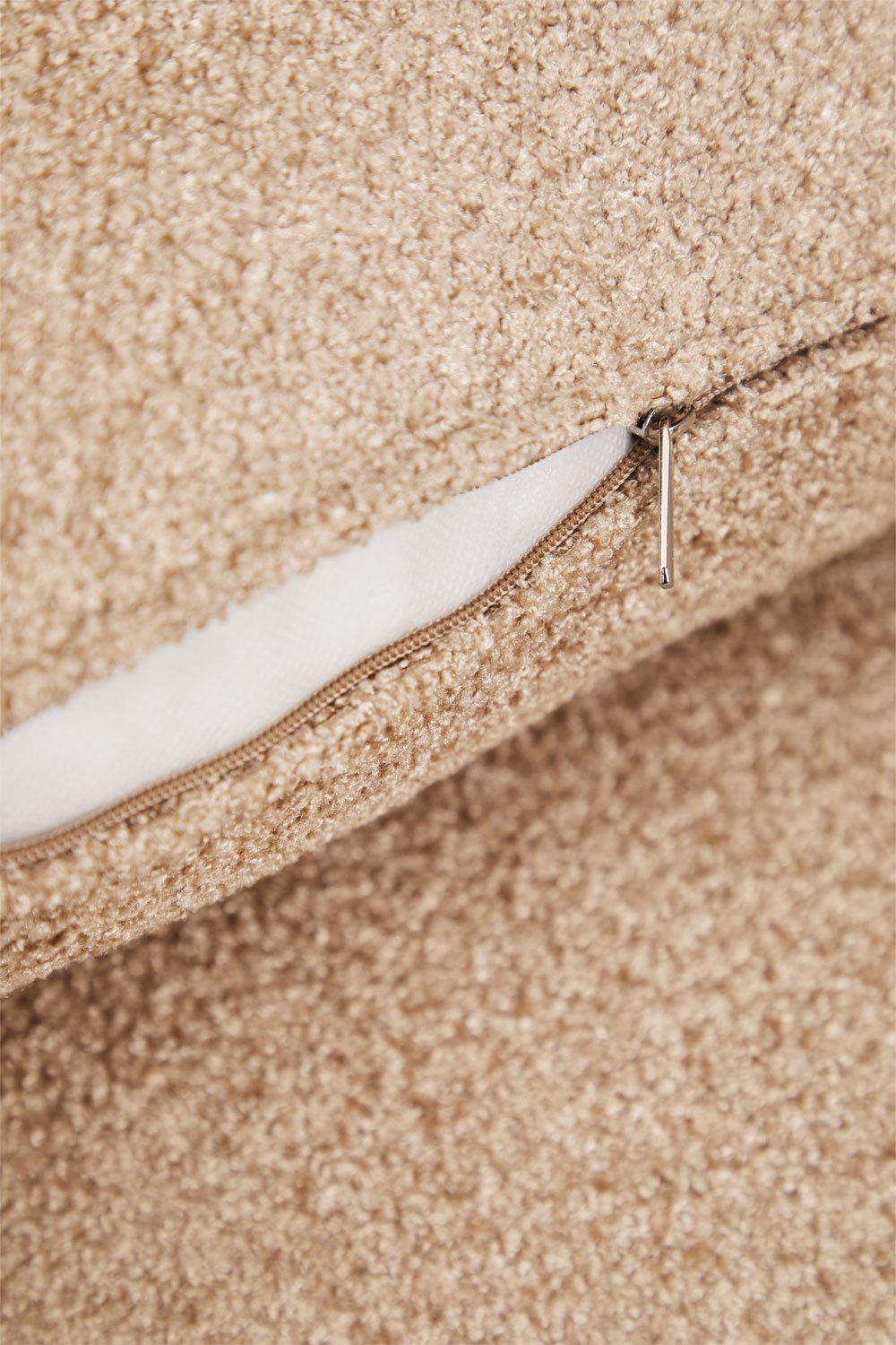 Chaise longue destro per divano modulare in ciniglia Coco
