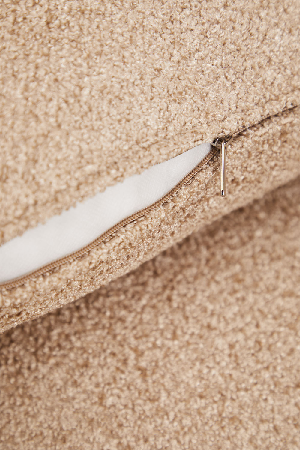 Chaise longue sinistro per divano modulare in ciniglia Coco