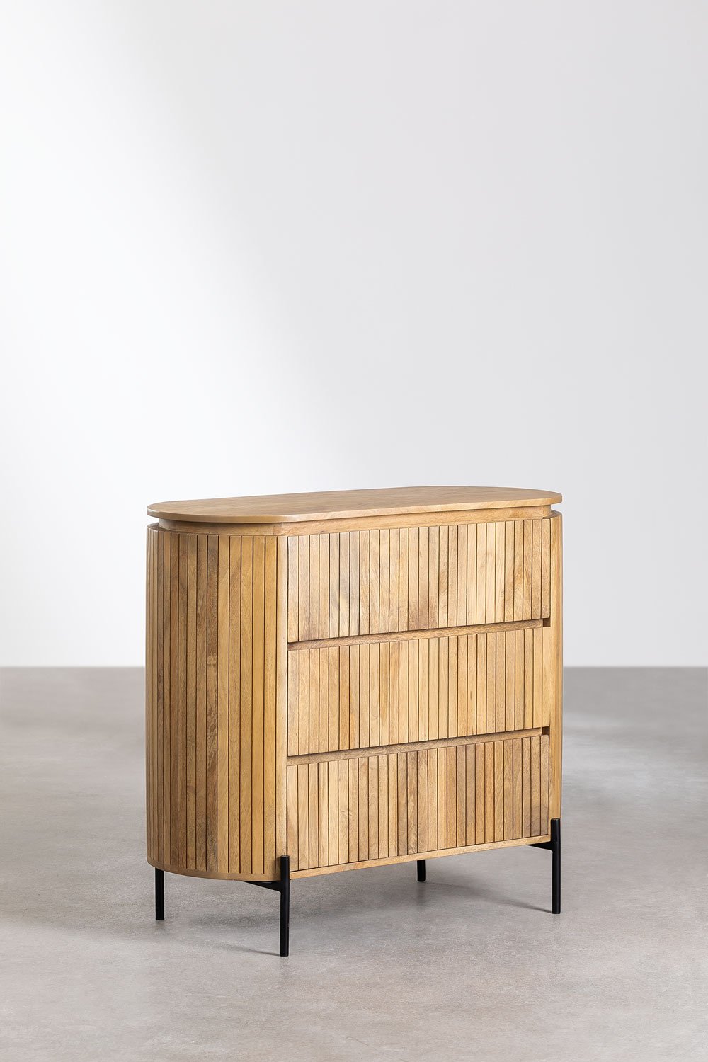 Cassettiera Analis in legno di mango