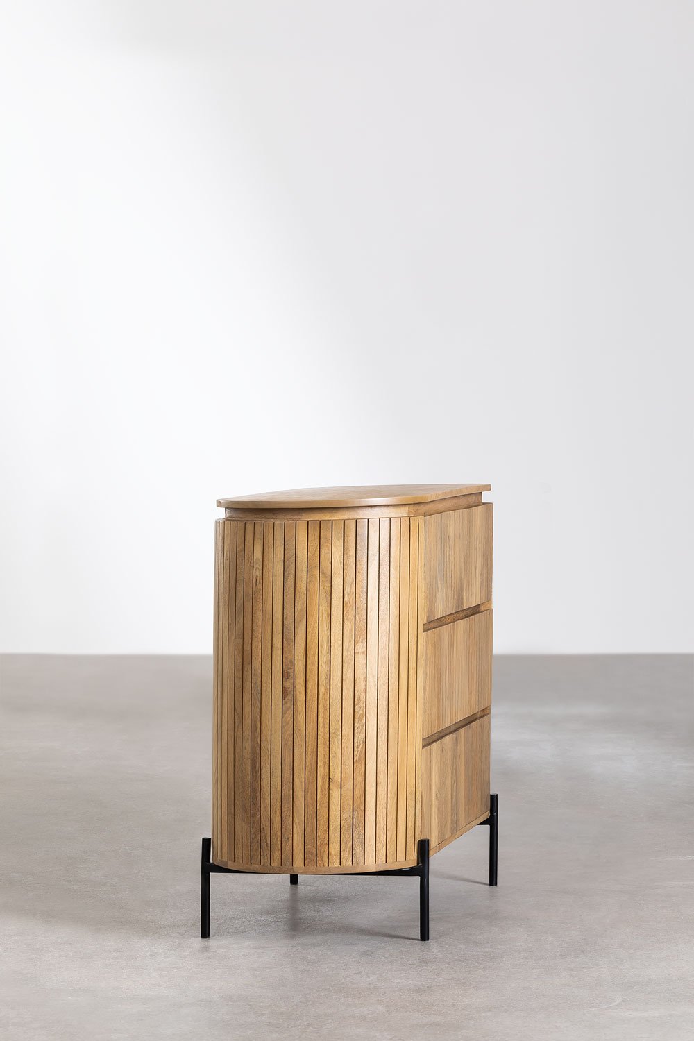 Cassettiera Analis in legno di mango