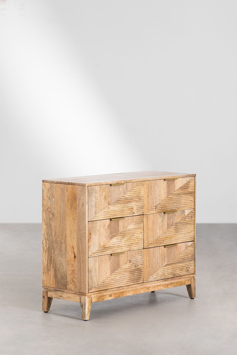 Cassettiera in legno di mango Baty Design
