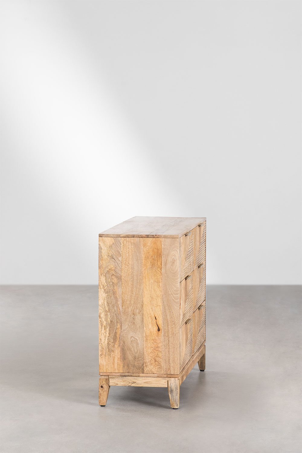 Cassettiera in legno di mango Baty Design