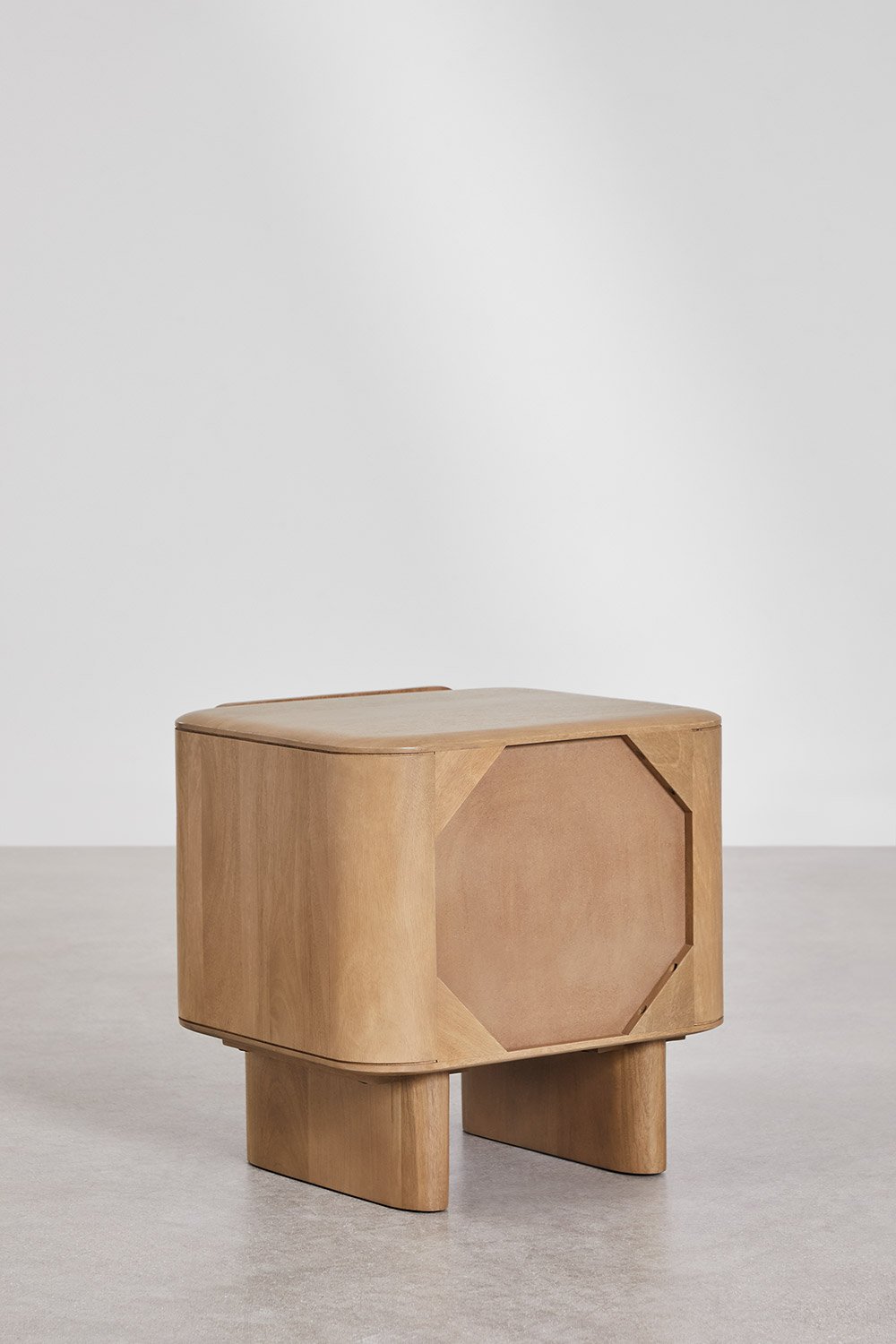 Comodino 50x45 cm in legno di mango Miller
