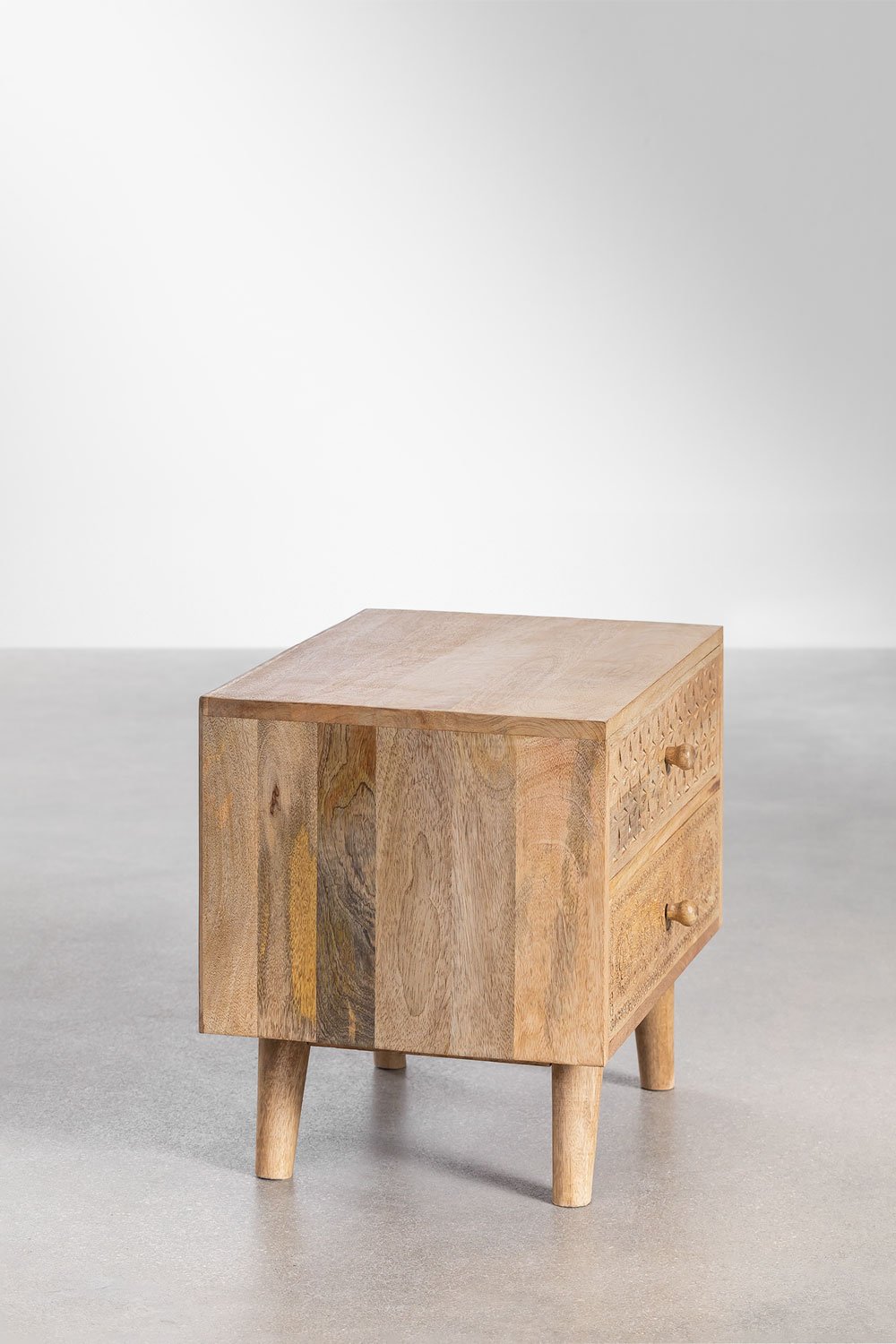 Comodino in legno di mango Atsana