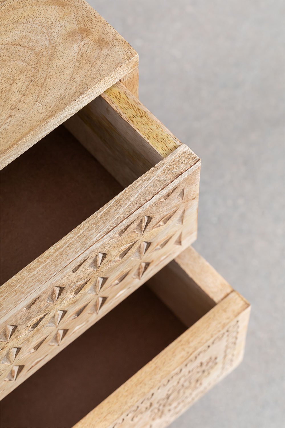 Comodino in legno di mango Atsana
