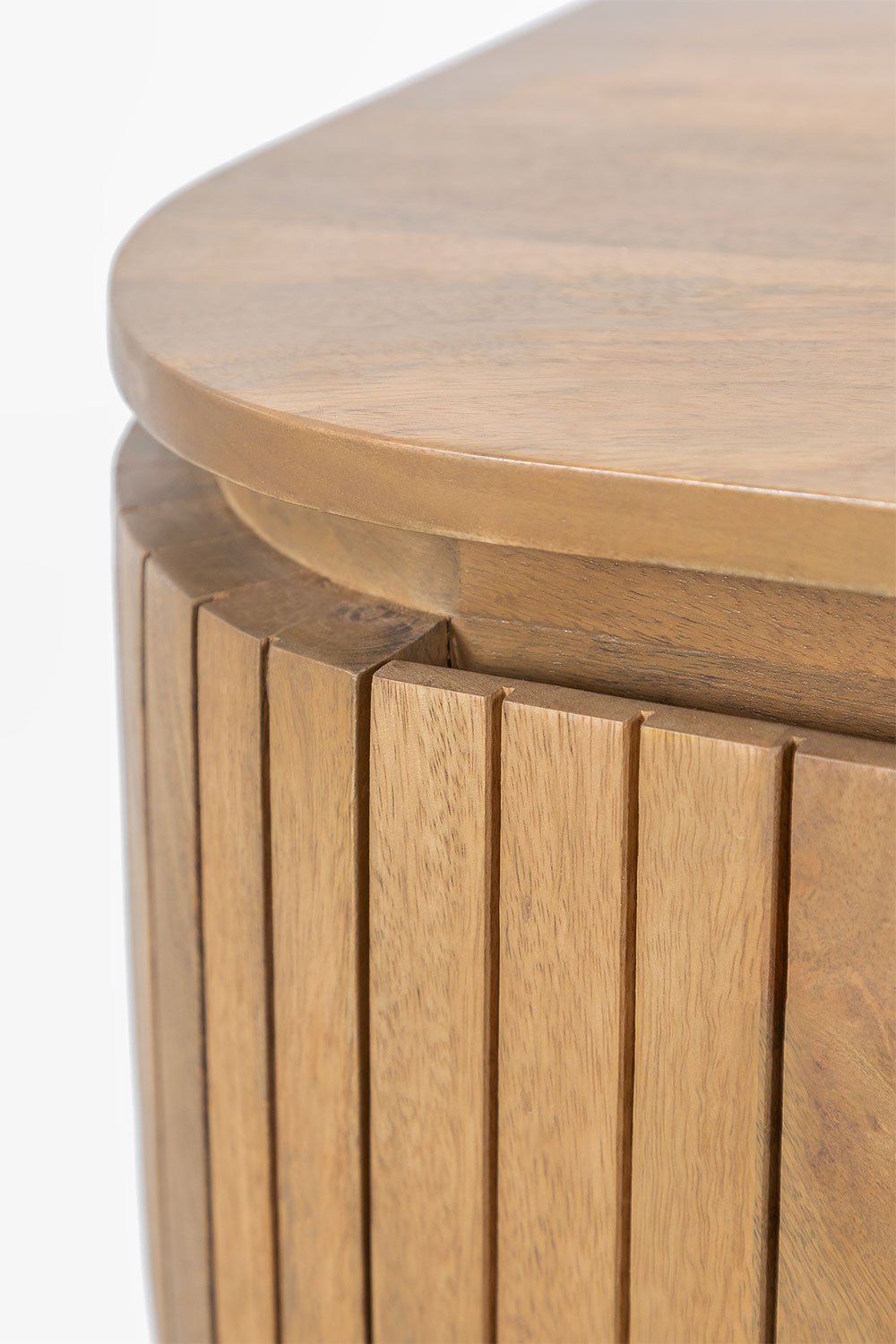 Comodino da parete in legno di mango Analis