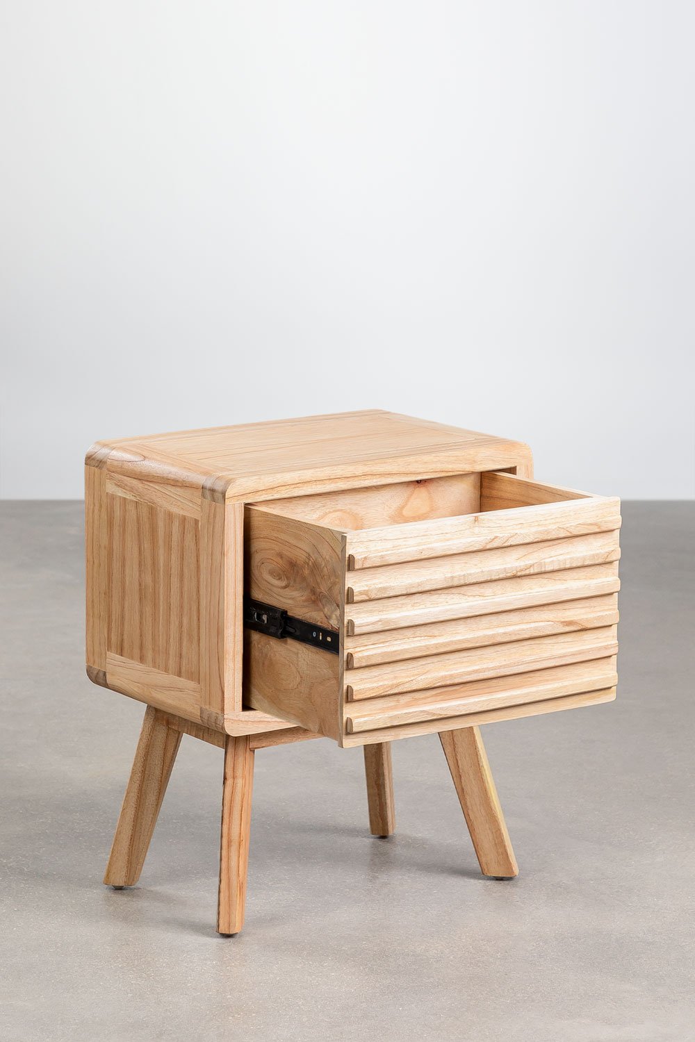 Comodino in legno Deleyna