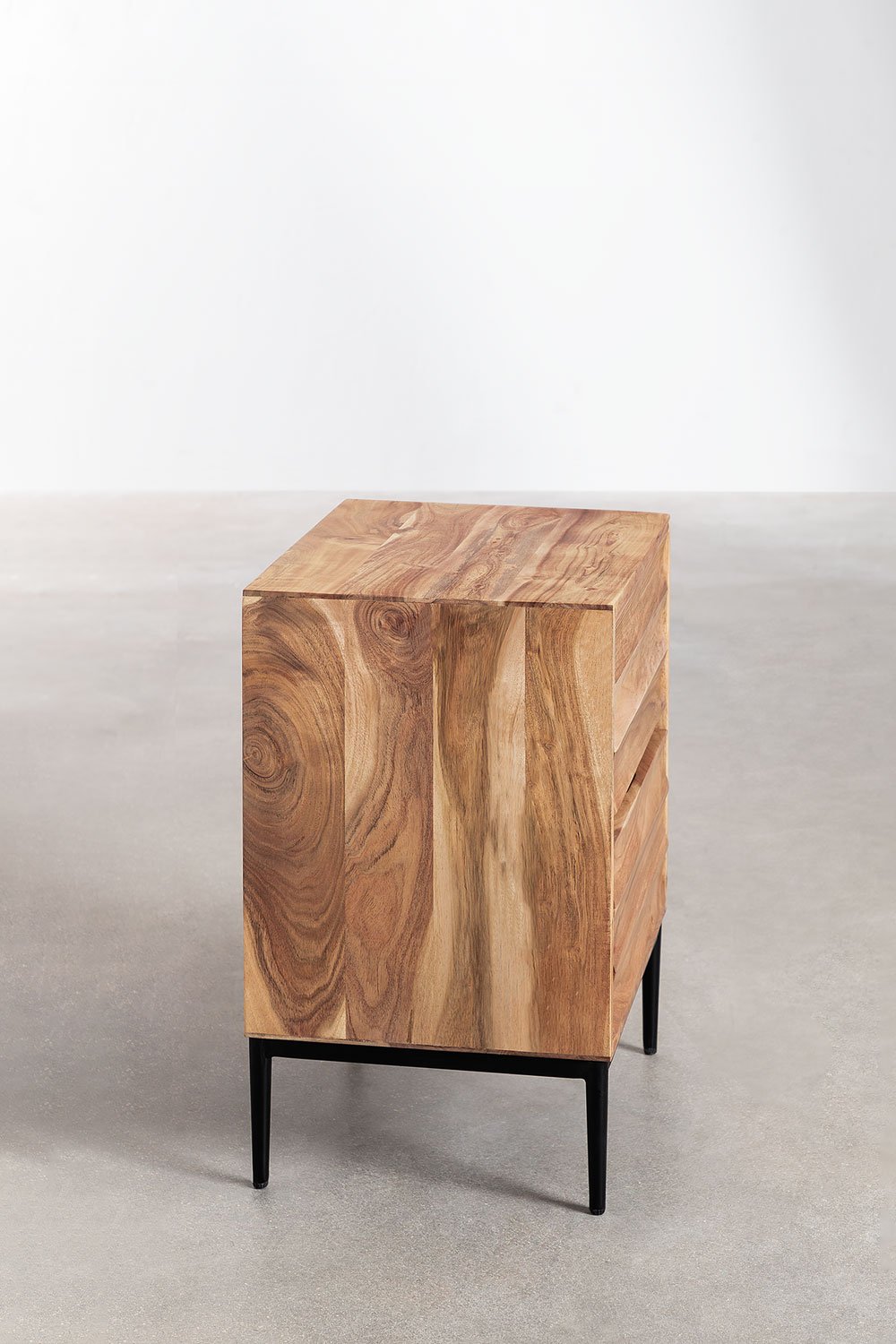 Comodino in Legno di Acacia Petter