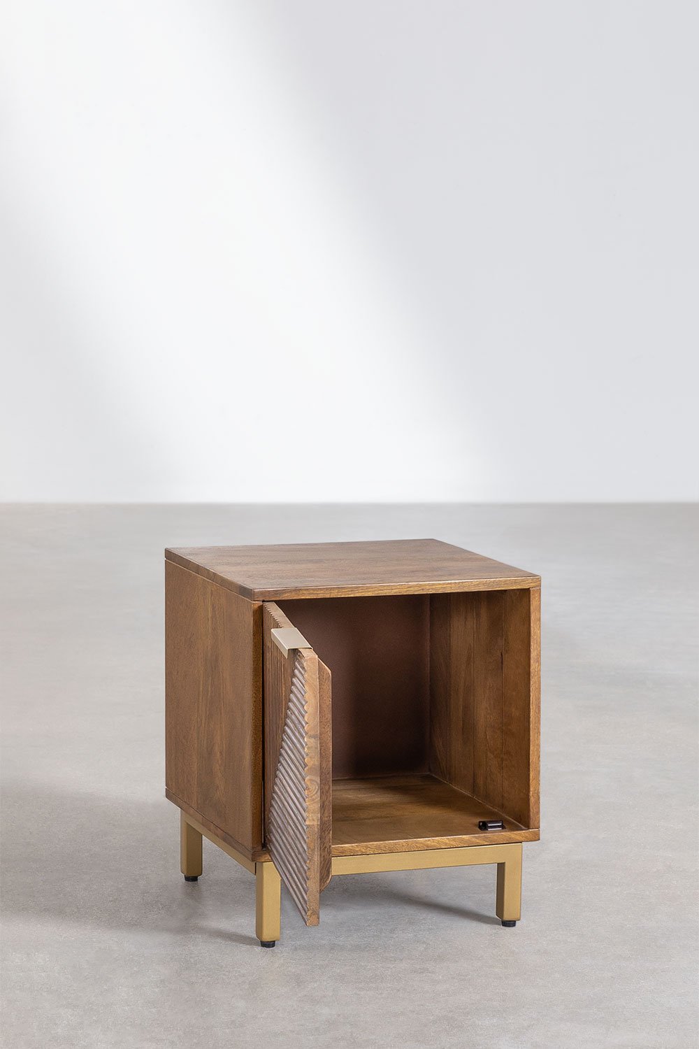Comodino Baty in legno di mango