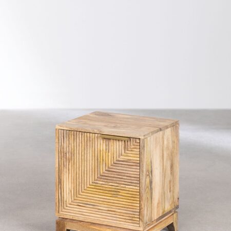 Comodino in legno di mango Baty Design