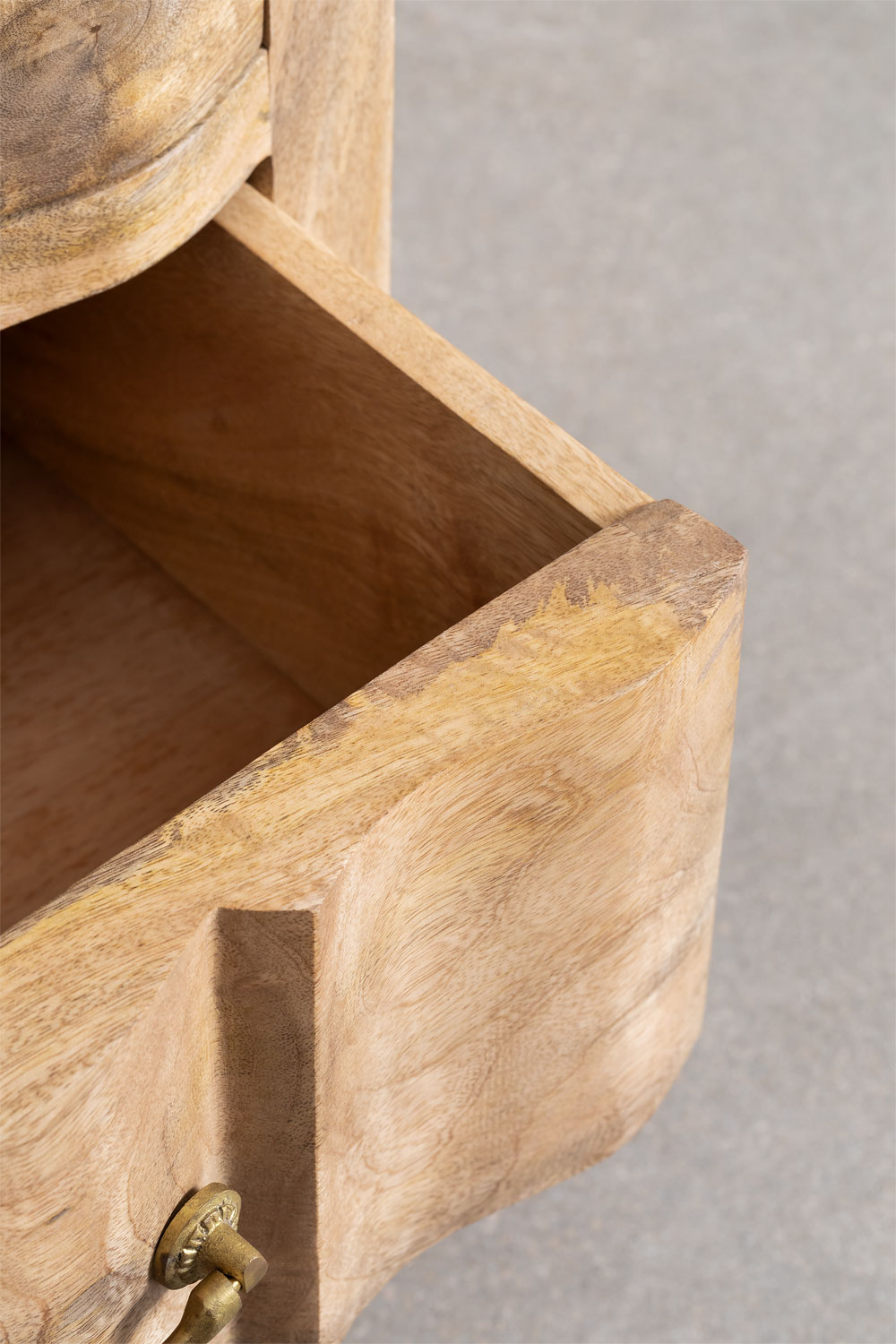 Comodino in legno di mango Dabina