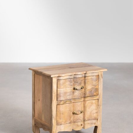 Comodino in legno di mango Dabina