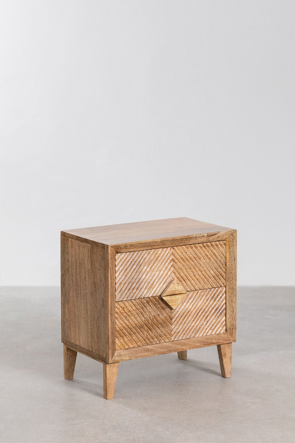 Comodino Dibeny in legno di mango
