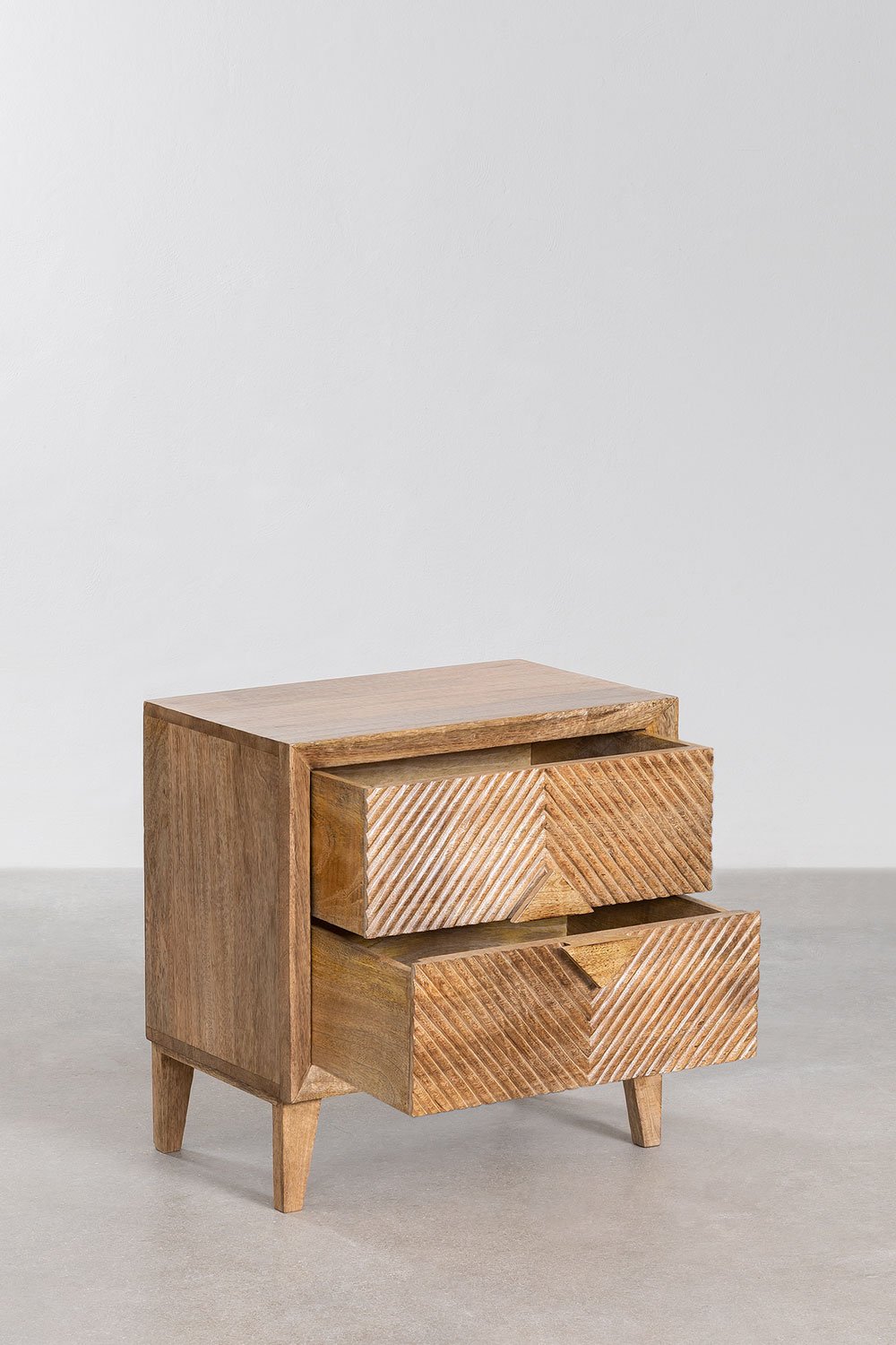 Comodino Dibeny in legno di mango