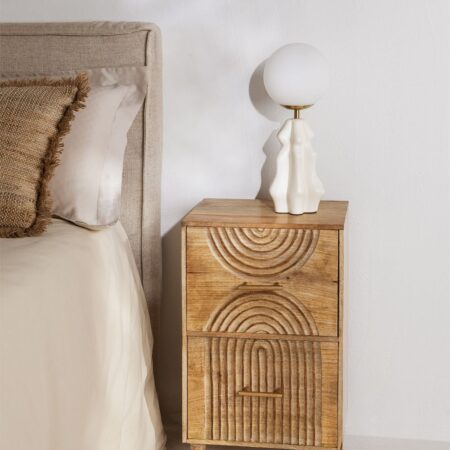 Comodino in legno di mango Langson