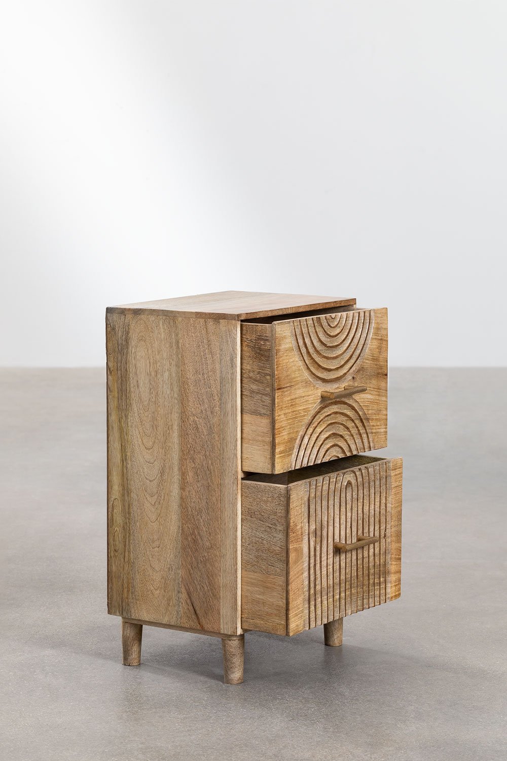 Comodino in legno di mango Langson