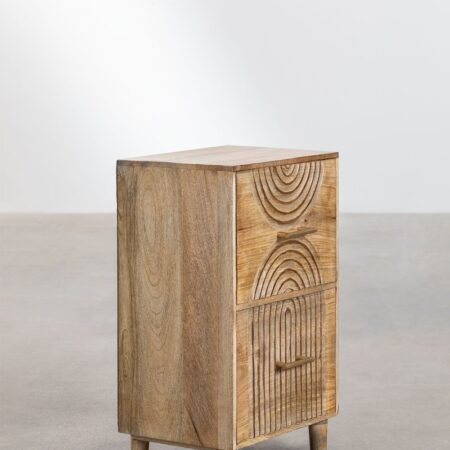 Comodino in legno di mango Langson