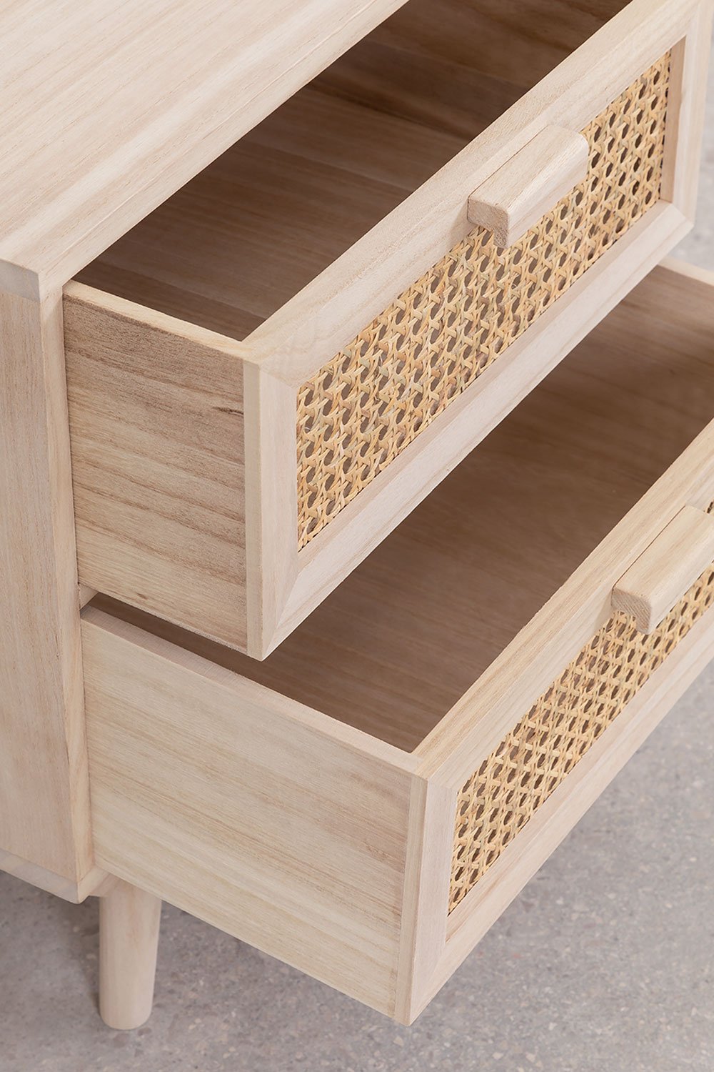 Comodino in legno Ralik