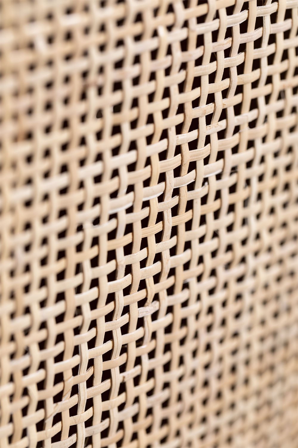 Comodino in rattan e legno di Reyna