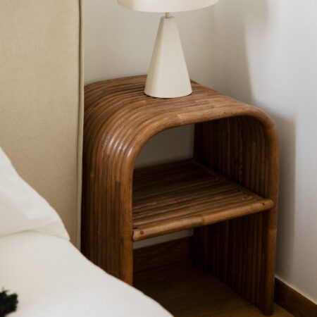 Comodino in rattan Nolay