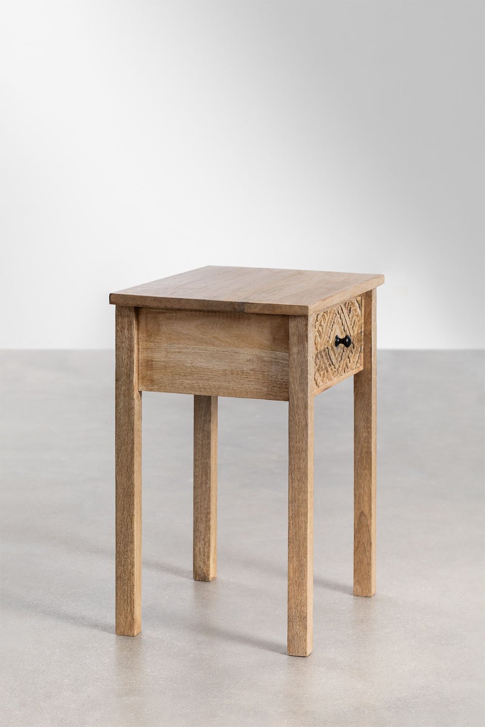 Comodino Maraja in legno di mango