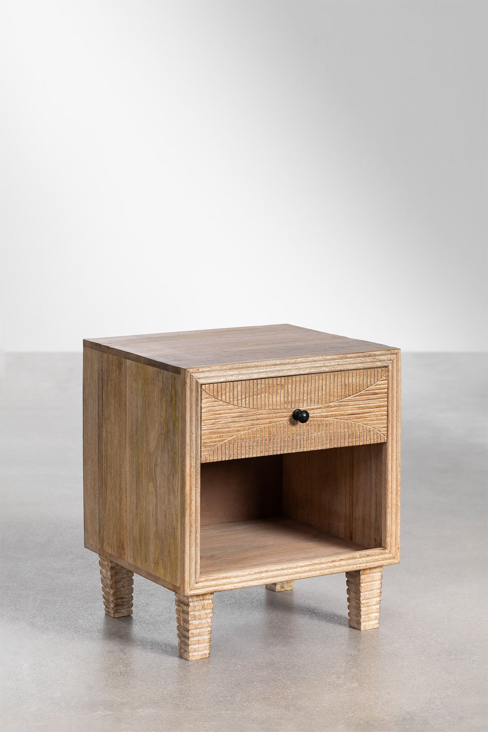 Comodino Marani in legno di mango