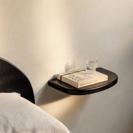 Comodino sospeso 45x25 cm in legno di mango Agathe