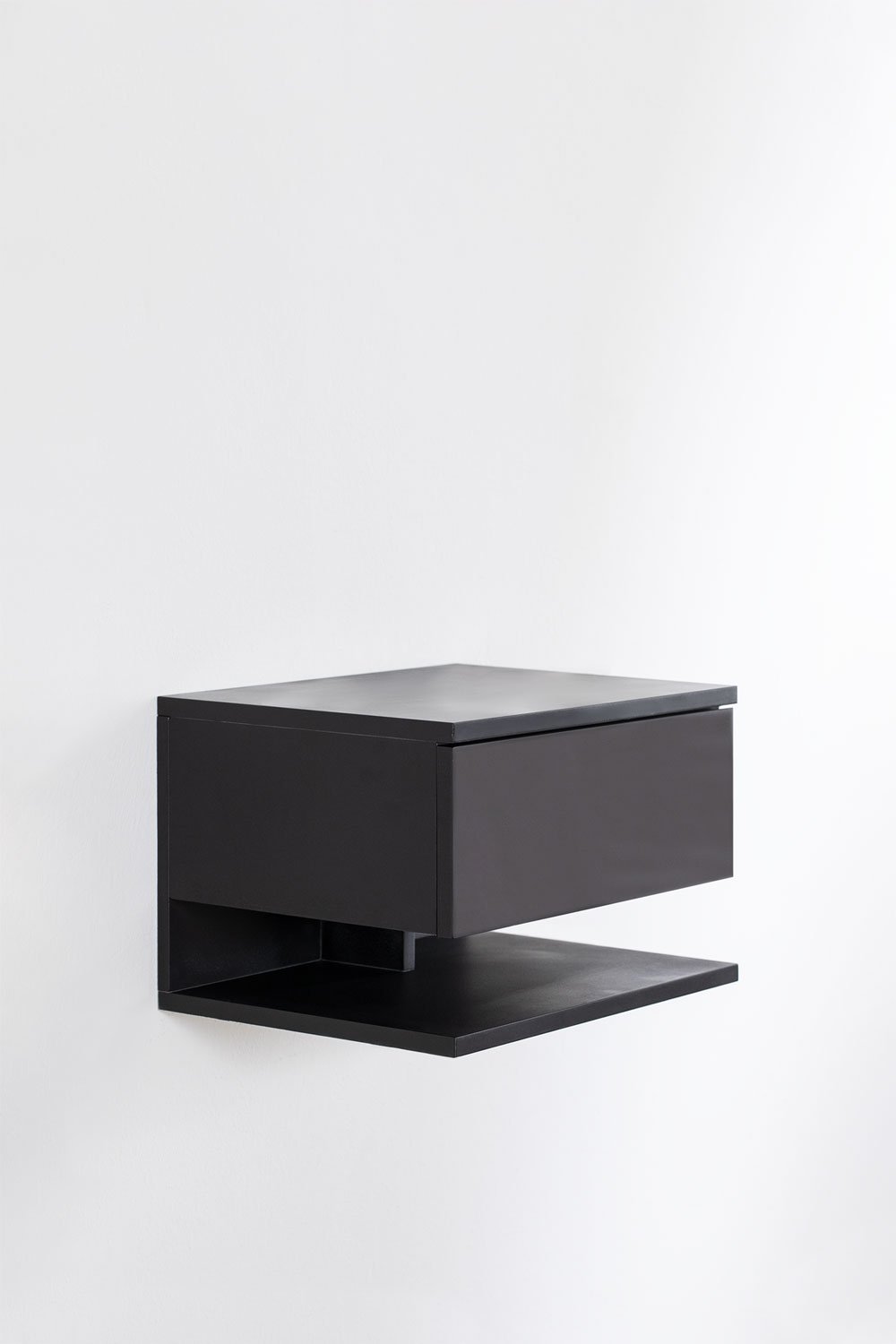 Comodino sospeso Griviza con cassetto