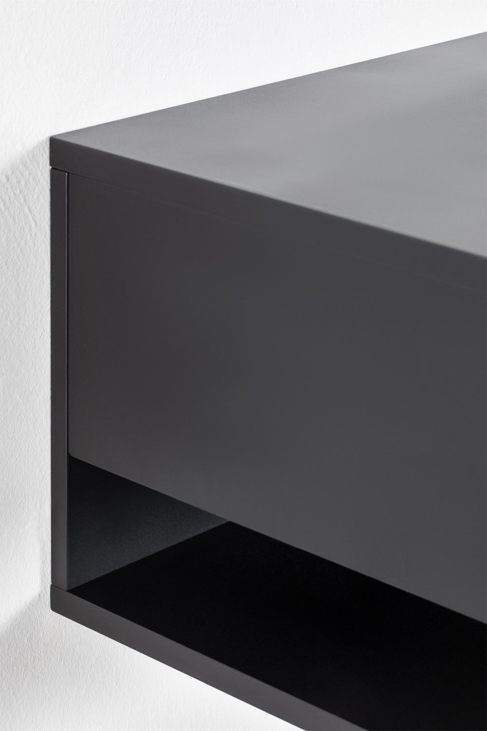 Comodino sospeso Griviza con cassetto