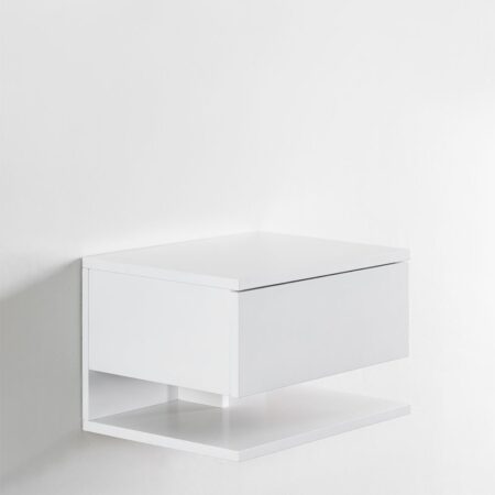 Comodino sospeso con cassetto Griviza