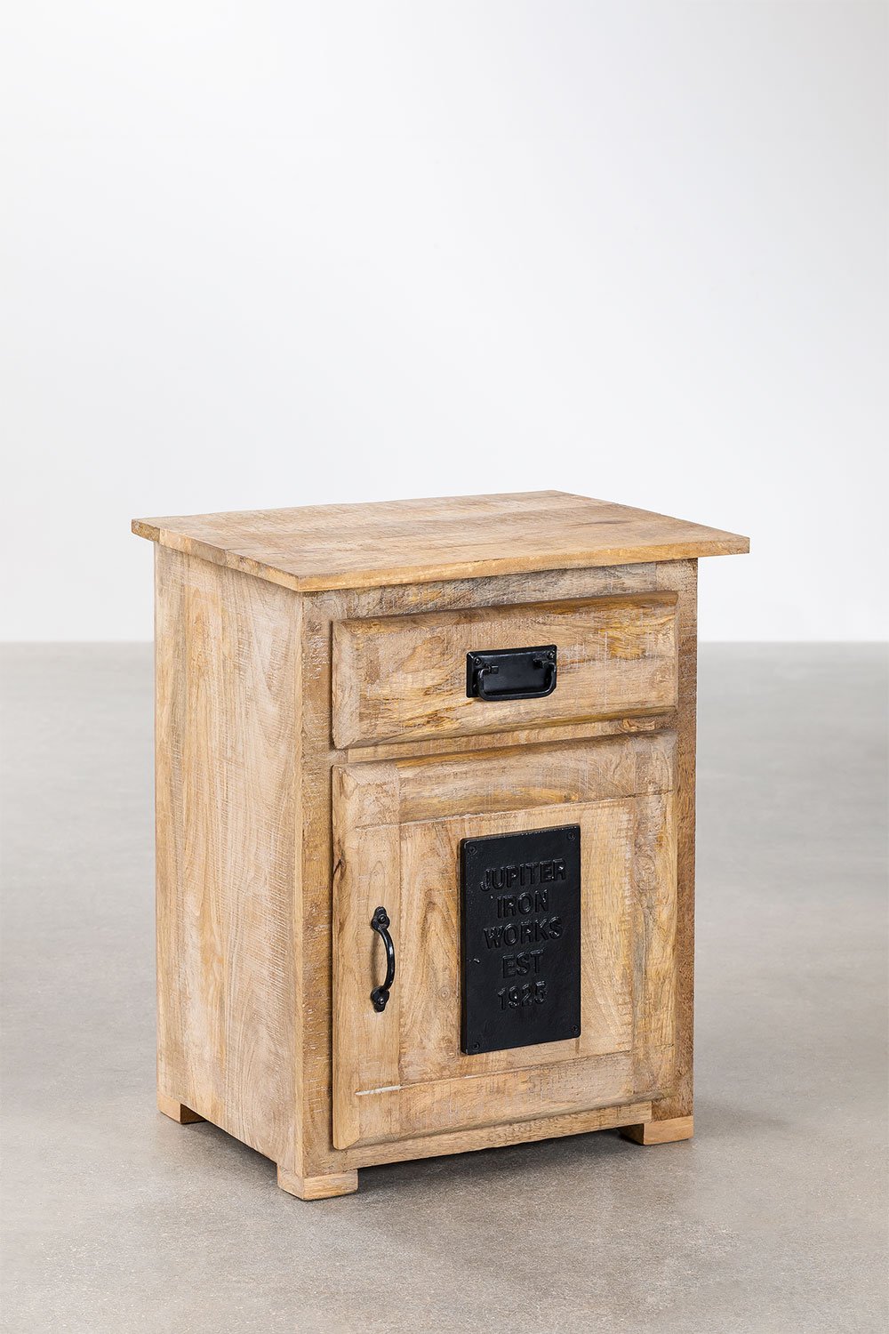 Comodino Uain in legno di mango