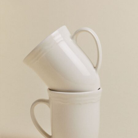 Confezione da 2 tazze in new bone china 38 cl Oritia